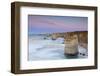 Twelve Apostles at dawn, Port Campbell National Park, Great Ocean Road, Victoria, Australia-Ian Trower-Framed Photographic Print