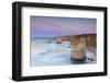 Twelve Apostles at dawn, Port Campbell National Park, Great Ocean Road, Victoria, Australia-Ian Trower-Framed Photographic Print