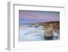 Twelve Apostles at dawn, Port Campbell National Park, Great Ocean Road, Victoria, Australia-Ian Trower-Framed Photographic Print