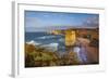 Twelve Apostles, Port Campbell National Park along the Great Ocean Road in Victoria, Australia.-Michele Niles-Framed Photographic Print