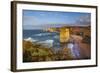 Twelve Apostles, Port Campbell National Park along the Great Ocean Road in Victoria, Australia.-Michele Niles-Framed Photographic Print