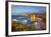 Twelve Apostles, Port Campbell National Park along the Great Ocean Road in Victoria, Australia.-Michele Niles-Framed Photographic Print