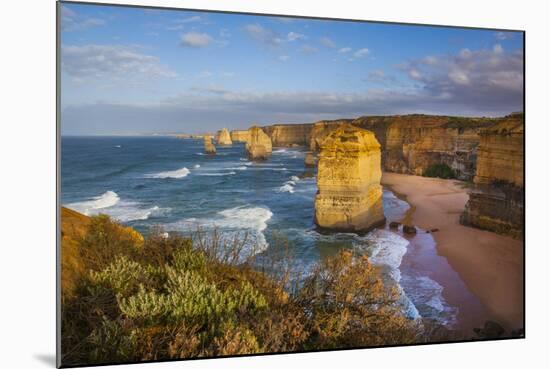 Twelve Apostles, Port Campbell National Park along the Great Ocean Road in Victoria, Australia.-Michele Niles-Mounted Photographic Print