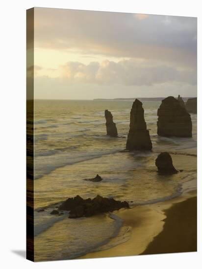 Twelve Apostles, Port Campbell National Park, Great Ocean Road, Victoria, Australia, Pacific-Schlenker Jochen-Stretched Canvas