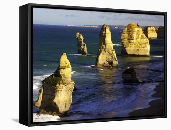 Twelve Apostles, Port Campbell National Park, Great Ocean Road, Victoria, Australia-David Wall-Framed Stretched Canvas