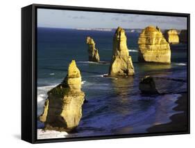 Twelve Apostles, Port Campbell National Park, Great Ocean Road, Victoria, Australia-David Wall-Framed Stretched Canvas