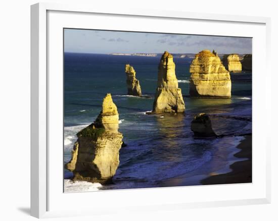 Twelve Apostles, Port Campbell National Park, Great Ocean Road, Victoria, Australia-David Wall-Framed Photographic Print