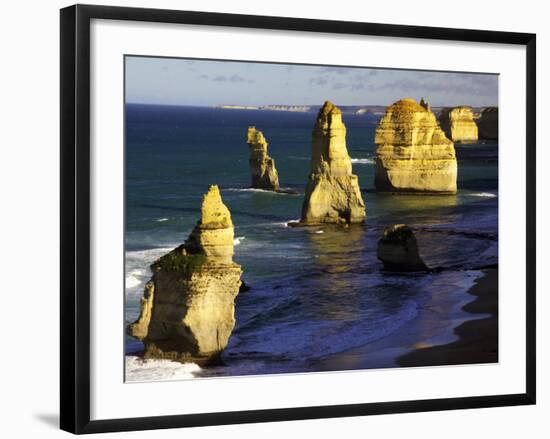 Twelve Apostles, Port Campbell National Park, Great Ocean Road, Victoria, Australia-David Wall-Framed Photographic Print