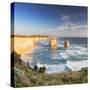 Twelve Apostles, Port Campbell National Park, Great Ocean Road, Victoria, Australia-Ian Trower-Stretched Canvas