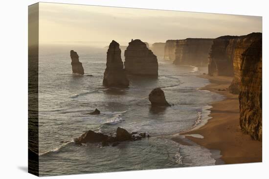 Twelve Apostles Sea Stacks in Australia-Paul Souders-Stretched Canvas