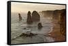 Twelve Apostles Sea Stacks in Australia-Paul Souders-Framed Stretched Canvas