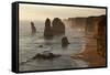 Twelve Apostles Sea Stacks in Australia-Paul Souders-Framed Stretched Canvas