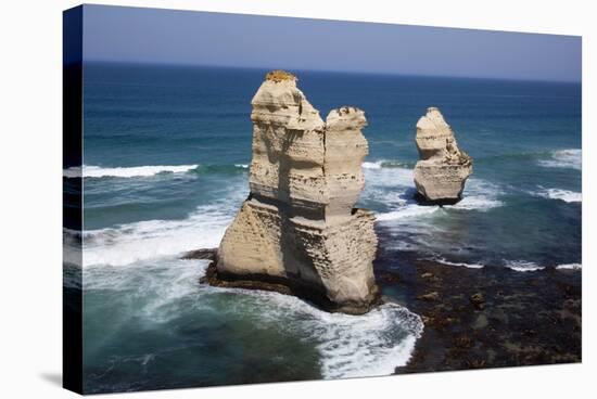 Twelve Apostles Sea Stacks Near Gibsons Steps in Australia-Paul Souders-Stretched Canvas