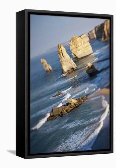 Twelve Apostles Sea Stacks-Paul Souders-Framed Stretched Canvas