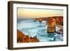 Twelve Apostles Sunrise in Port Campbell National Park in Victoria, Australia-Nokuro-Framed Photographic Print