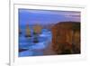 Twelve Apostles Sunset Sandstone Rock Formations-null-Framed Photographic Print