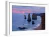 Twelve Apostles Sunset Setting Sun over the Sandstone-null-Framed Photographic Print