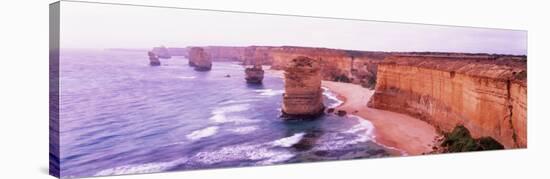 Twelve Apostles, Tasman Sea, New South Wales, United Kingdom, Australia-null-Stretched Canvas
