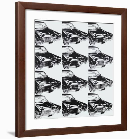 Twelve Cars, 1962-Andy Warhol-Framed Art Print