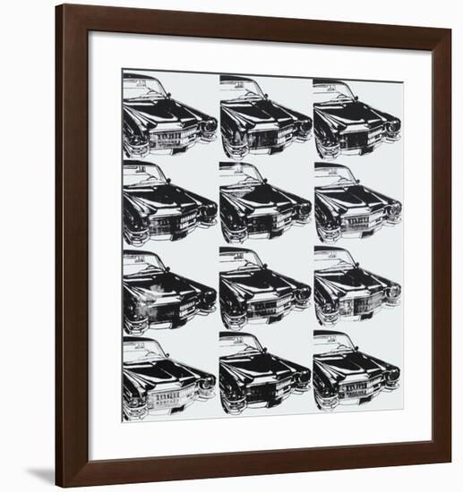 Twelve Cars, 1962-Andy Warhol-Framed Art Print