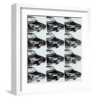 Twelve Cars, 1962-Andy Warhol-Framed Art Print