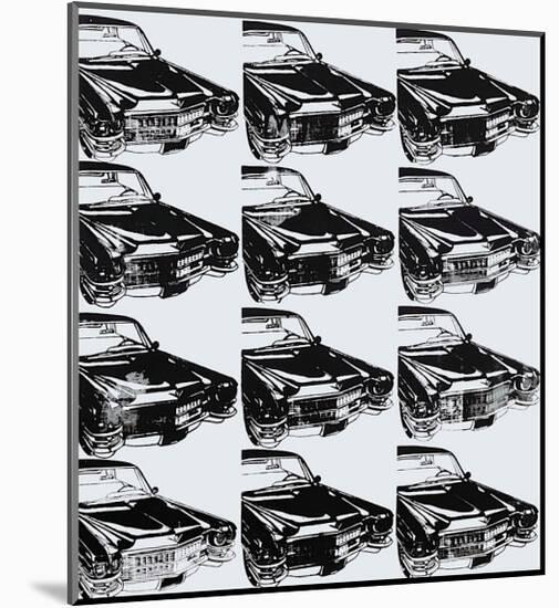 Twelve Cars, c.1962-Andy Warhol-Mounted Giclee Print