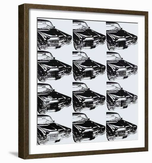 Twelve Cars, c.1962-Andy Warhol-Framed Giclee Print