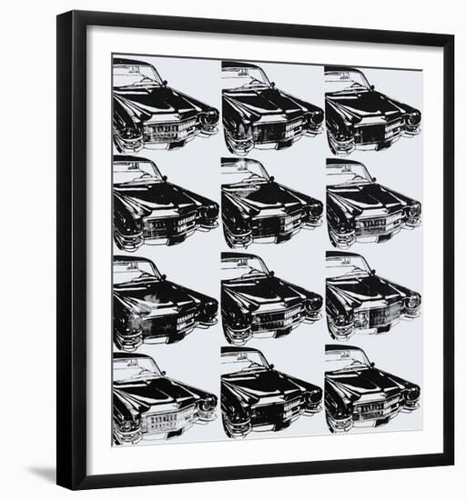 Twelve Cars, c.1962-Andy Warhol-Framed Giclee Print