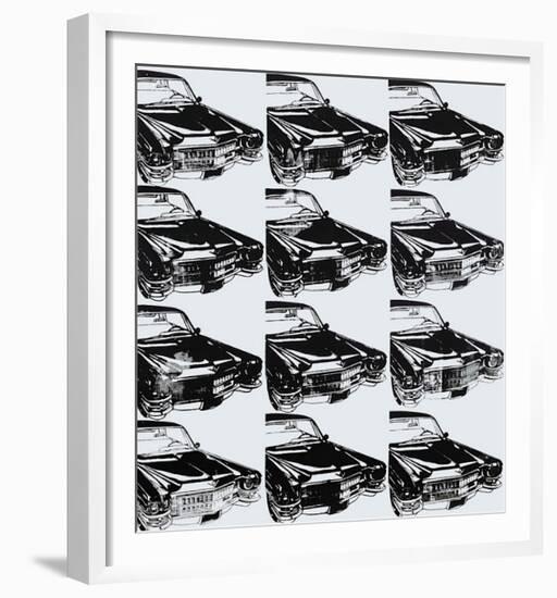 Twelve Cars, c.1962-Andy Warhol-Framed Giclee Print