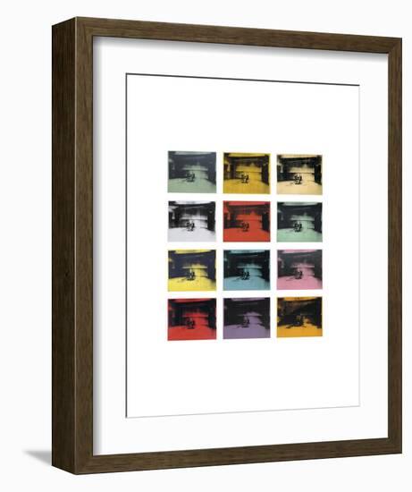 Twelve Electric Chairs, 1964/65-Andy Warhol-Framed Art Print