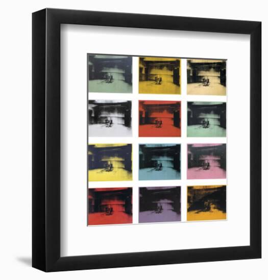 Twelve Electric Chairs, 1964/65-Andy Warhol-Framed Giclee Print