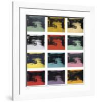 Twelve Electric Chairs, 1964/65-Andy Warhol-Framed Giclee Print