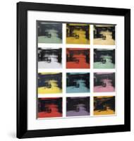 Twelve Electric Chairs, 1964/65-Andy Warhol-Framed Giclee Print