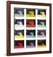 Twelve Electric Chairs, c.1964/65-Andy Warhol-Framed Art Print