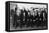 Twelve-Man Jury That Convicted Al Capone for Income Tax Evasion in 1931-null-Framed Stretched Canvas