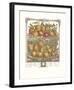 Twelve Months of Fruits, 1732, April-Robert Furber-Framed Art Print