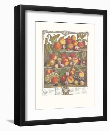 Twelve Months of Fruits, 1732, August-Robert Furber-Framed Art Print