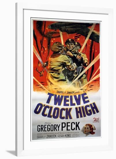 Twelve O'Clock High, Gregory Peck, 1949-null-Framed Art Print