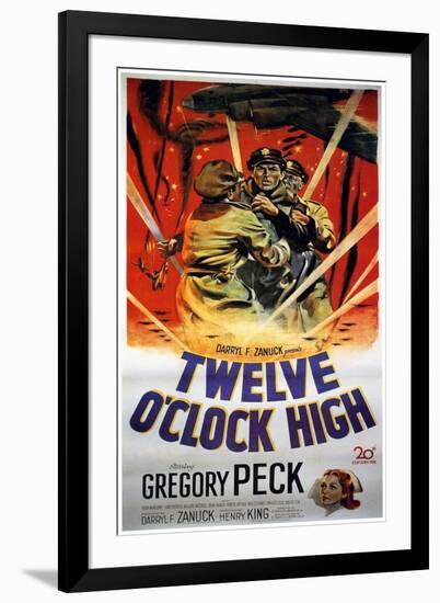 Twelve O'Clock High, Gregory Peck, 1949-null-Framed Art Print