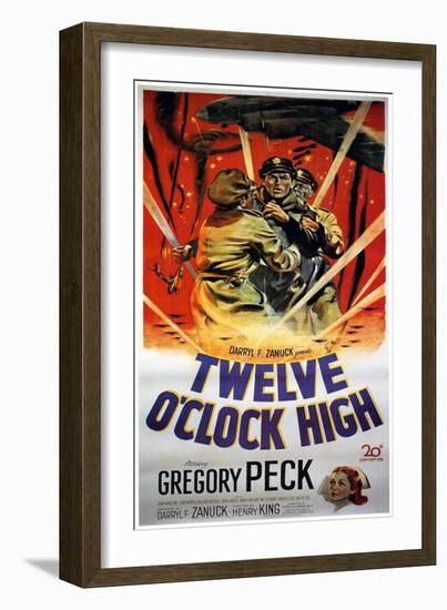 Twelve O'Clock High, Gregory Peck, 1949-null-Framed Art Print