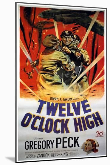 Twelve O'Clock High, Gregory Peck, 1949-null-Mounted Art Print