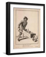 Twelve Pence a Peck Oysters, Cries of London-Pierce Tempest-Framed Giclee Print