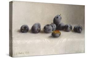 Twelve Plums, 1896-Joseph Decker-Stretched Canvas