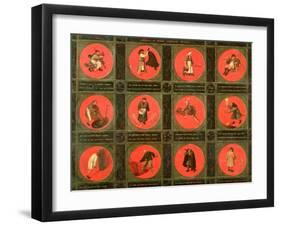 Twelve Proverbs, circa 1558-60-Pieter Bruegel the Elder-Framed Giclee Print