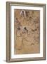 Twelve Studies of Women in Costume of the Second Empire (Pen and Ink on Buff Paper)-Edgar Degas-Framed Giclee Print