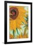 Twelve Sunflowers (detail)-Vincent van Gogh-Framed Premium Giclee Print