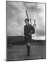 Twelve Year Old Boy Winning First Prize in Both of the Piping Contests Open to Him at Cowal-null-Mounted Photographic Print