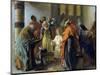 Twelve-Year Old Jesus in the Temple, 1851-Adolph von Menzel-Mounted Giclee Print