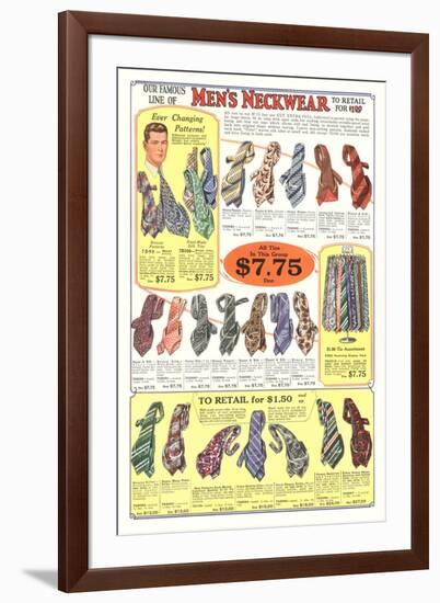 Twenties Clothes Catalog-null-Framed Art Print