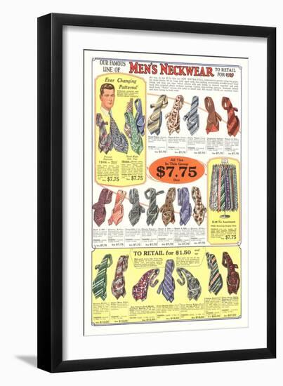 Twenties Clothes Catalog-null-Framed Art Print